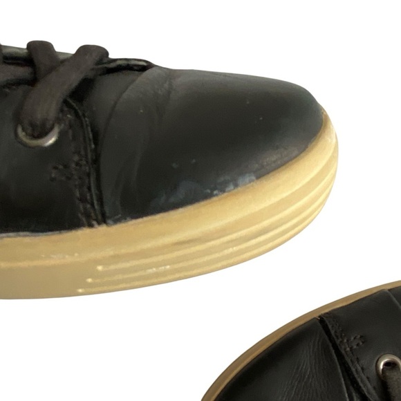 ECCO Soft 7 Sleek Scandinavian Men's Soft Black Leather Sneaker EU 43 SZ 10 - Picture 4 of 16